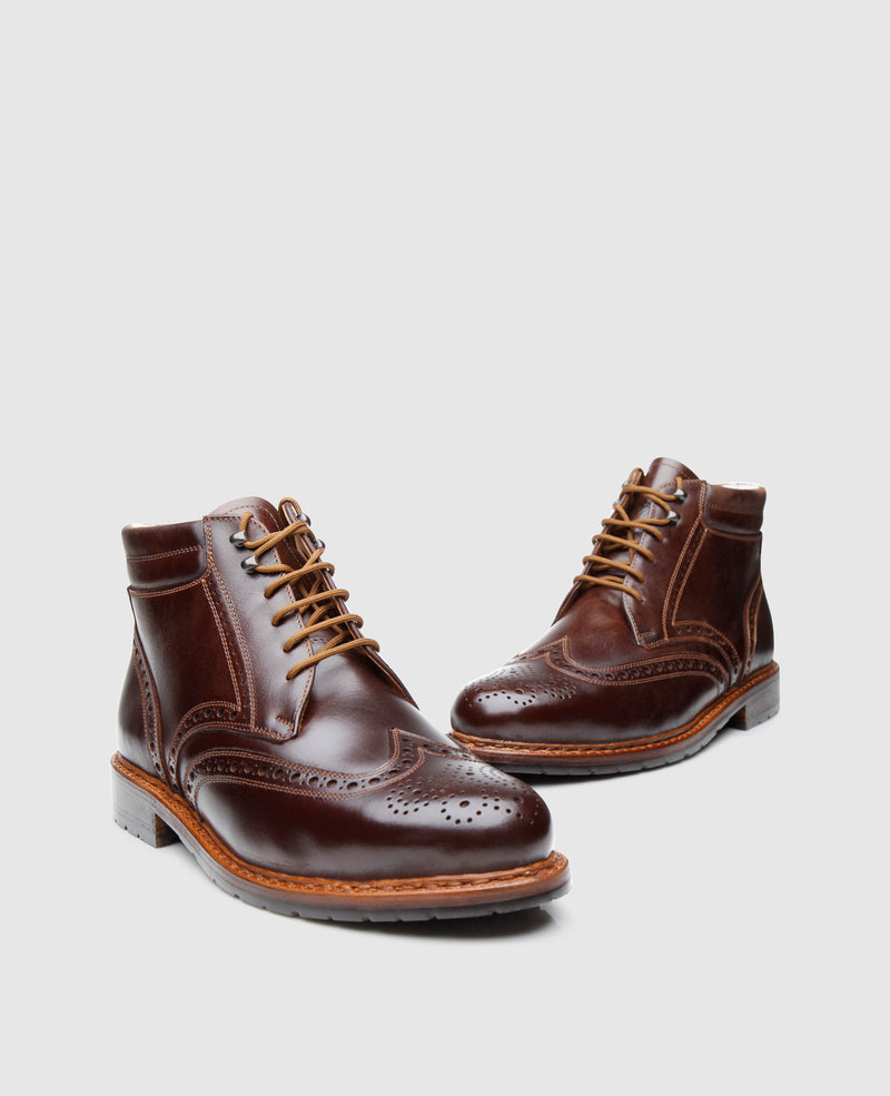 Buda Full Brogue H - Mocca