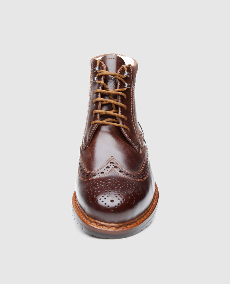 Buda Full Brogue H - Mocca