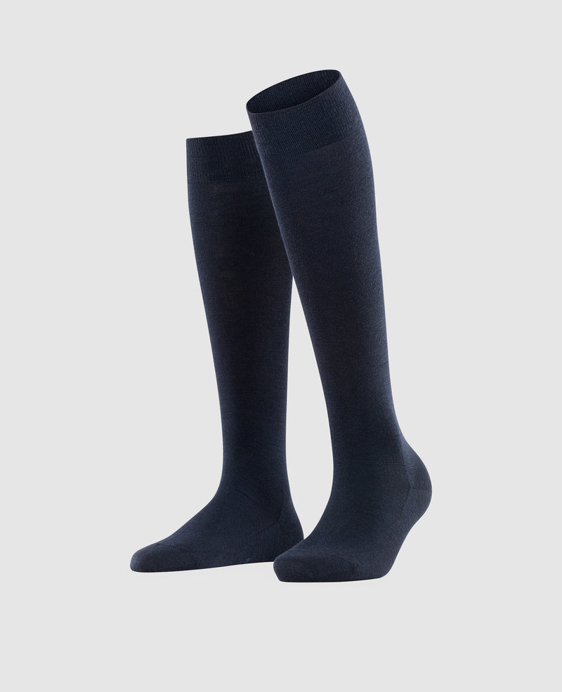 FALKE Softmerino Damen Kniestrümpfe - dark navy