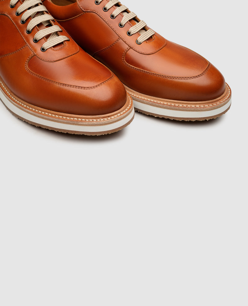 London Sneaker TC - Cognac