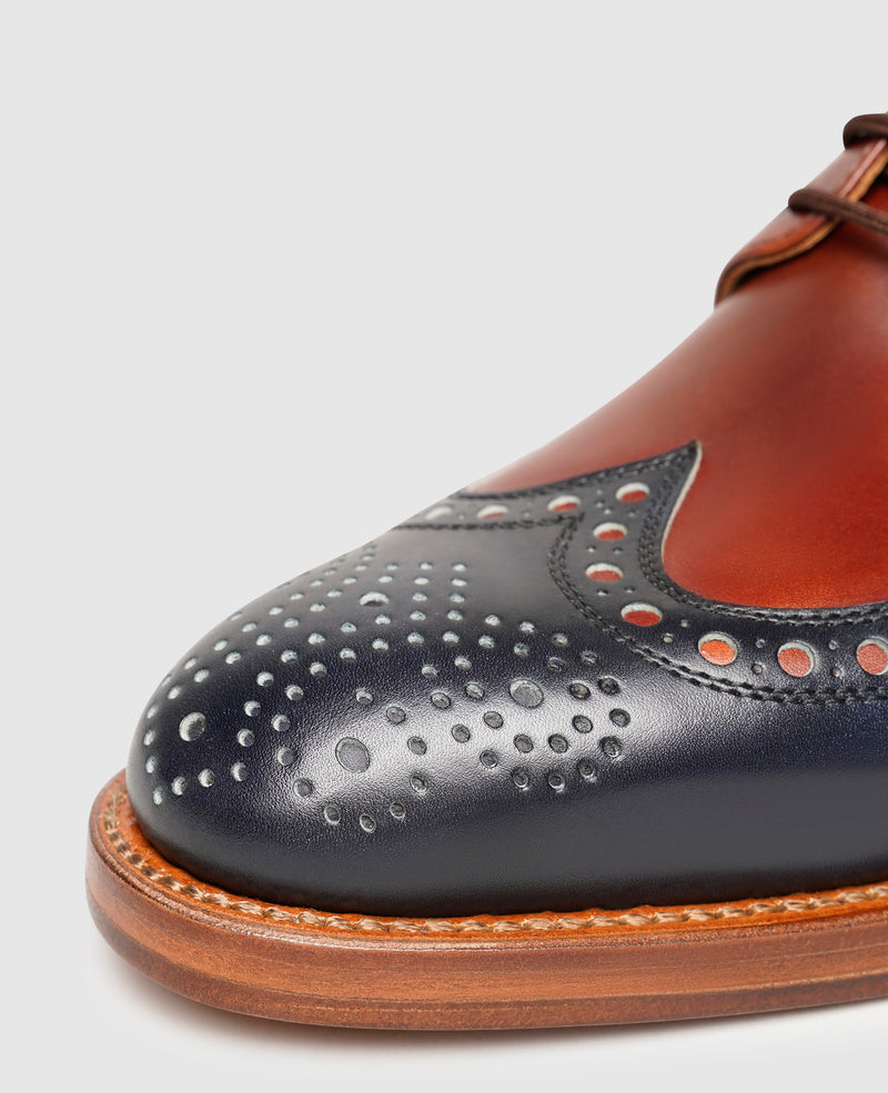 Luzern Full Brogue TC - Midnight/Whiskey